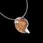Preview: Halsschmuck Ammonit in 925 Silber