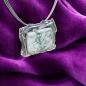 Preview: Halsschmuck Moosachat in 925 Silber