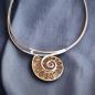 Preview: Halsschmuck Ammonit in 925 Silber