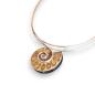 Preview: Halsschmuck Ammonit in 925 Silber