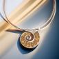Preview: Halsschmuck Ammonit in 925 Silber