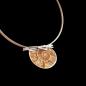 Preview: Halsschmuck Ammonit in 925 Silber