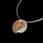 Preview: Halsschmuck Ammonit in 925 Silber