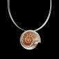 Preview: Halsschmuck Ammonit in 925 Silber