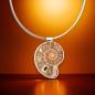 Preview: Halsschmuck Ammonit in 925 Silber