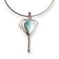 Preview: Halsschmuck Larimar in 925 Silber