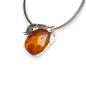 Preview: Halsschmuck Bernstein in 925 Silber