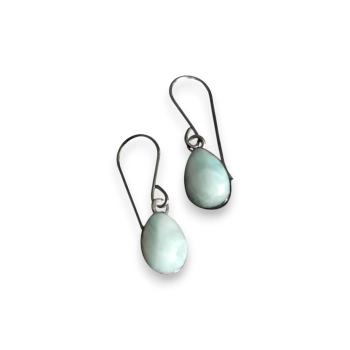 Ohrhänger Larimar in 925 Silber