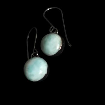 Ohrhänger mit Larimar