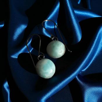 Ohrhänger mit Larimar