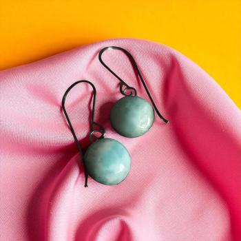 Ohrhänger mit Larimar
