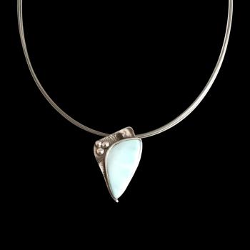 Halsschmuck Larimar in 925 Silber