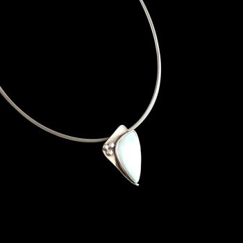 Halsschmuck Larimar in 925 Silber