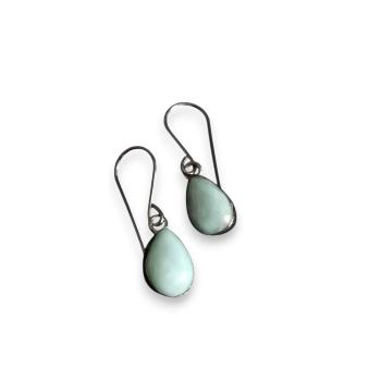 Ohrhänger Larimar in 925 Silber