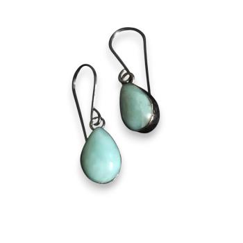 Ohrhänger Larimar in 925 Silber