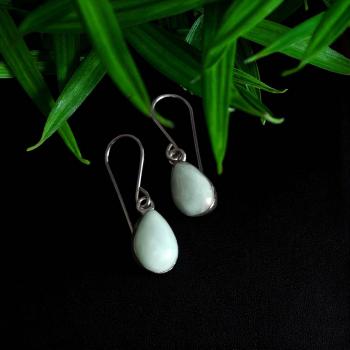 Ohrhänger Larimar in 925 Silber