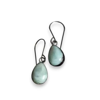 Ohrhänger Larimar in 925 Silber