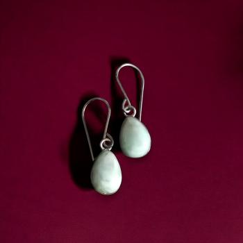 Ohrhänger Larimar in 925 Silber