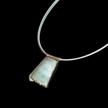 Halsschmuck Larimar in 925 Silber
