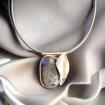 Halsschmuck Kyanit in 925 Silber