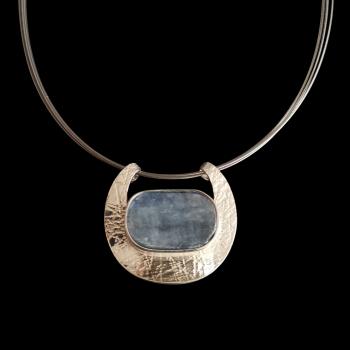 Halsschmuck Kyanit in 925 Silber