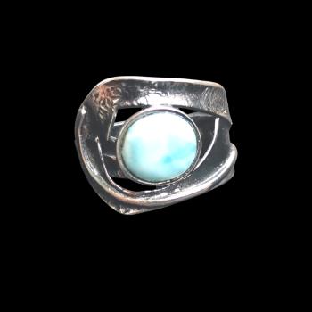 Ring Larimar in 925 Silber
