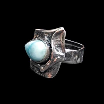 Preview: Ring Larimar in 925 Silber