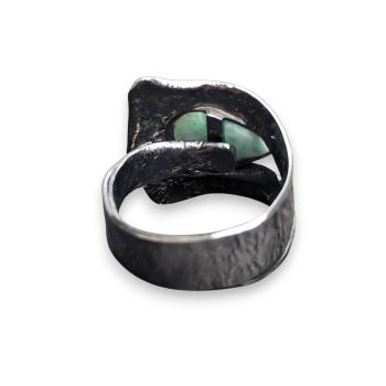 Ring Larimar in 925 Silber