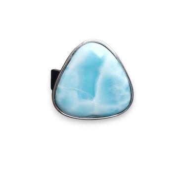 Ring Larimar in 925 Silber