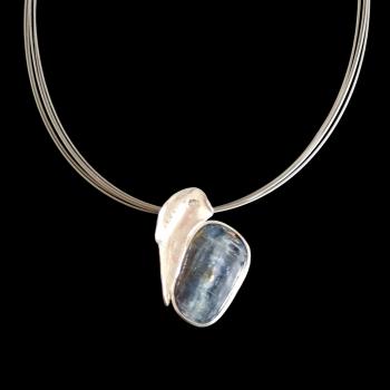 Halsschmuck Kyanit in 925 Silber