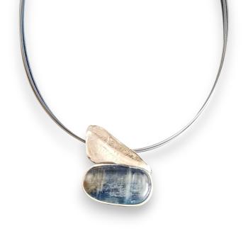 Halsschmuck Kyanit in 925 Silber