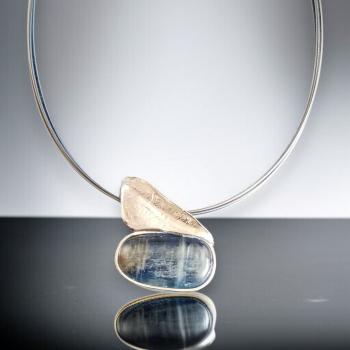 Halsschmuck Kyanit in 925 Silber