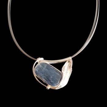 Halsschmuck Kyanit in 925 Silber