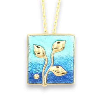 Shines of Color blau 16.01 - vergoldet -