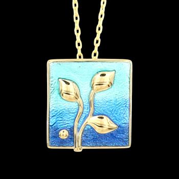 AH Shines of Color blau 16.01 - vergoldet -