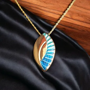 Preview: AH Shines of Color blau 18.01 - vergoldet -