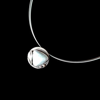 Halsschmuck Larimar in 925 Silber