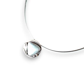 Halsschmuck Larimar in 925 Silber
