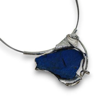 Halsschmuck Lapis Lazuli in 925 Silber.