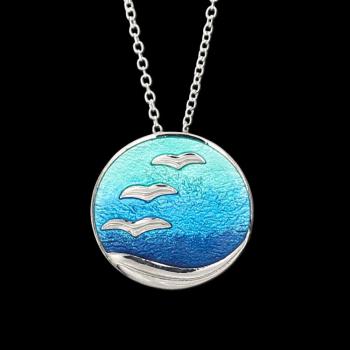 Preview: AH Shines of Color "Möwen" blau