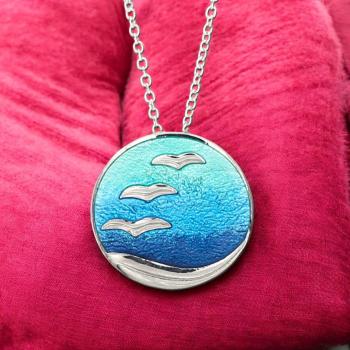 Preview: AH Shines of Color "Möwen" blau