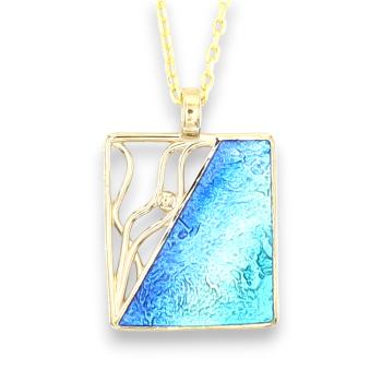 Shines of Color blau 22.01 - vergoldet -