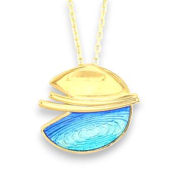 Shines of Color blau 26.01 - vergoldet -