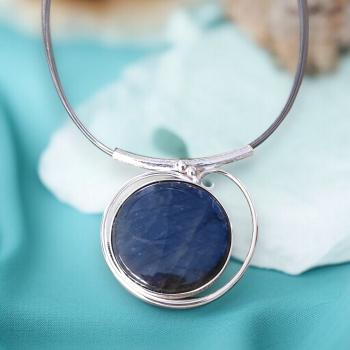 Halsschmuck Labradorit in 925 Silber