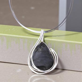 Halsschmuck Labradorit in 925 Silber