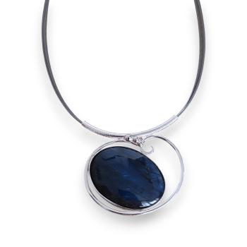 Preview: Halsschmuck Labradorit in 925 Silber