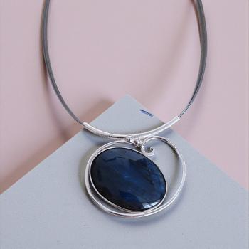 Halsschmuck Labradorit in 925 Silber