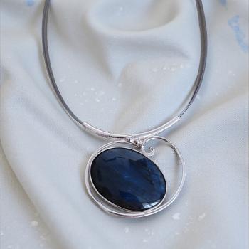 Halsschmuck Labradorit in 925 Silber