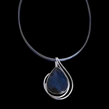 Halsschmuck Labradorit in 925 Silber