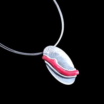 Preview: Halsschmuck mit Koralle